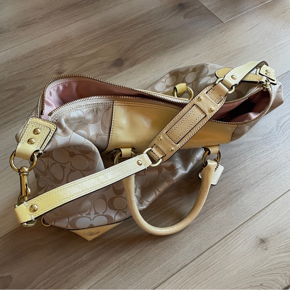 Coach Ashley Signature Sateen Ivory Satchel handbag - Picture 11 of 11
